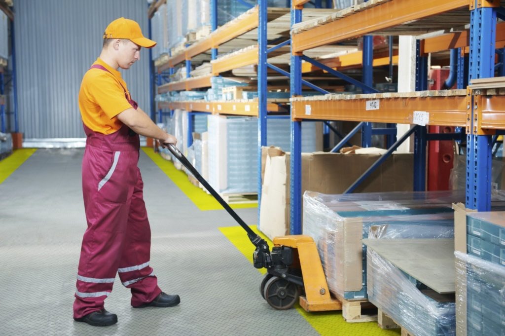 Installed industrial floor