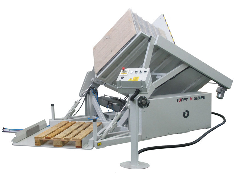 V-Shape pallet inverter